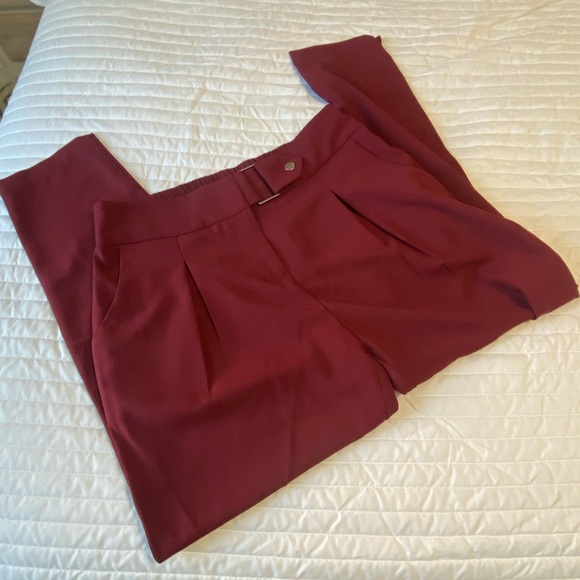 BeBop Pants - Maroon trouser pant high rise